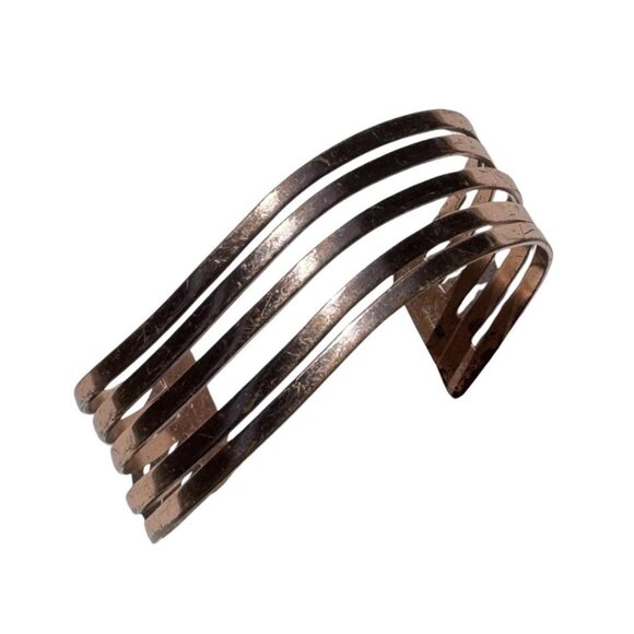 Lot of 7 Renoir Signed Bracelets Matisse Renoir Copper Jewelry - Picture 7 of 8